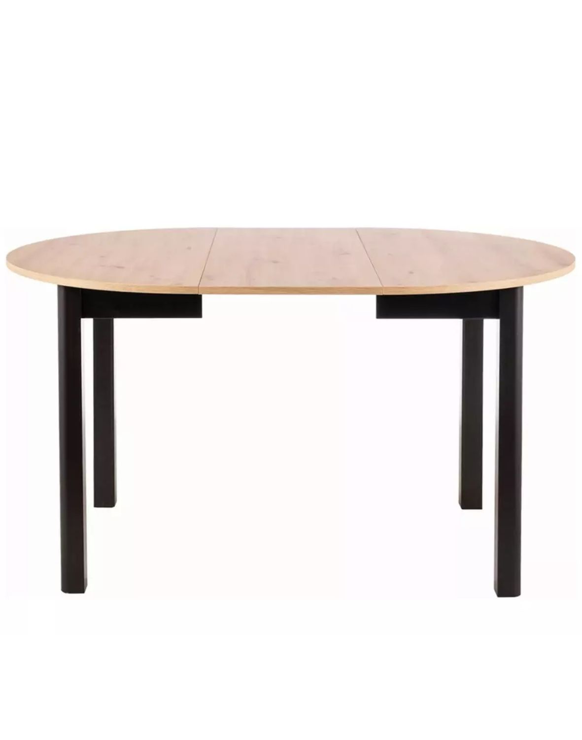 stol okragly dante dab artisan czarny mat